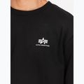 Férfi Alpha Industries Basic Small Logo pulóver fekete 5