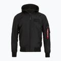 Alpha Industries férfi dzseki MA-1 TT Two Tone Hood fekete/fekete 3