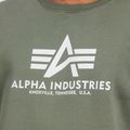 Alpha Industries férfi Basic sötét olívazöld pulóver 6