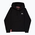 Férfi Alpha Industries Basic Small Logo kapucnis pulóver fekete 7