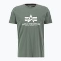 Alpha Industries férfi Basic szüreti zöld póló