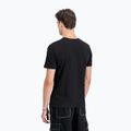 Férfi Alpha Industries Basic Small Logo póló fekete/neon narancssárga 3