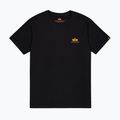 Férfi Alpha Industries Basic Small Logo póló fekete/neon narancssárga 5