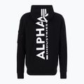 Férfi pulóver Alpha Industries Back Print Zip black 2