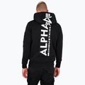 Férfi pulóver Alpha Industries Back Print Zip black 3