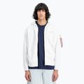 Alpha Industries férfi pulóver Back Print Zip fehér
