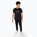 Alpha Industries férfi Basic Rainbow fényvisszaverő póló fekete 2