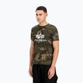 Férfi Alpha Industries Basic Camo oliva színű terepszínű póló póló