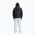Férfi Alpha Industries kapucnis puffer dzseki Faux Down kabát fekete 3