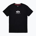 Férfi Alpha Industries Basic Mid Logo póló fekete 7