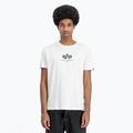 Alpha Industries férfi Basic Mid Logo póló fehér