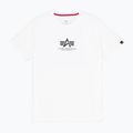 Alpha Industries férfi Basic Mid Logo póló fehér 7