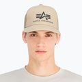 Férfi Alpha Industries Basic Trucker homokos baseball sapka 3