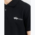 Férfi Alpha Industries Basic Polo Small Logo póló fekete 5