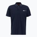 Férfi Alpha Industries Basic Polo Small Logo T-shirt replika kék 2