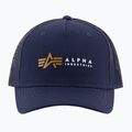 Férfi Alpha Industries Label Trucker baseball sapka rep.blue