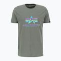 Alpha Industries férfi Basic Rainbow Reflective szüreti zöld póló