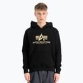 Férfi pulóver Alpha Industries Basic Carbon Hoody black/gold