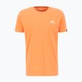 Férfi Alpha Industries Basic Small Logo póló narancsszínű t-shirt 3