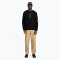 Férfi Alpha Industries fényvisszaverő pulóver fekete 2