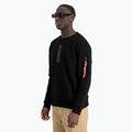 Férfi Alpha Industries fényvisszaverő pulóver fekete 4