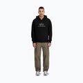 Férfi Alpha Industries Basic kapucnis pulóver TPU fekete/króm 2