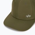 Alpha Industries Metal Label férfi baseball sapka sötét olajzöld színű 3