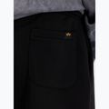 Férfi Alpha Industries Basic Small Logo II Jogger nadrág fekete 7