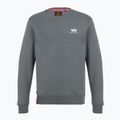 Férfi Alpha Industries Basic Small Logo farmer kék melegítő pulóver 5