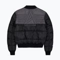 Férfi bélelt dzseki Alpha Industries MA-1 Logo Puffer Bomber black 8