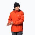 Jack Wolfskin férfi Stormy Point esőkabát narancssárga 1111141_3017_002