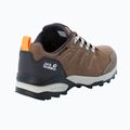 Jack Wolfskin női túrabakancs Refugio Texapore Low barna / sárgabarna 8