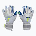 Reusch Attrakt Gold X 6006 szürke-kék kapuskesztyű 5270945-6006-9.5