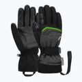 Síkesztyű Reusch Outset R-Tex XT black/black melange/neon green