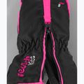 Gyerek síkesztyűk Reusch Ben Mitten black/ knockout pink 5