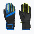 Gyerek síkesztyű Reusch Duke R-Tex XT black/brilliant blue/safety yellow
