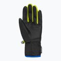 Gyerek síkesztyű Reusch Duke R-Tex XT black/brilliant blue/safety yellow 3