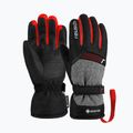 Gyerek síkesztyű Reusch Flash Gore-Tex black/black melange/fire red