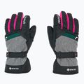 Reusch Flash Gore-Tex gyermek síelő kesztyű fekete/fekete melange/rózsaszín glo 3