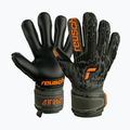 Reusch Attrakt Freegel Silver Finger Support Junior kapuskesztyű fekete-zöld 5372030-5555 4