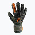 Reusch Attrakt Freegel Silver Junior kapuskesztyű fekete-zöld 5372035-5555 5