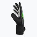 gyermek kapuskesztyű Reusch Attrakt Starter Solid Junior black/fluo lime/aqua 4