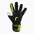 Reusch Attrakt Freegel Gold Finger Support Junior black/safety yellow gyerek kapuskesztyű 2