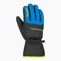 Gyerek síkesztyű Reusch Alan Junior black/brilliant blue/safety yellow 2