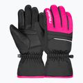 Gyerek síkesztyűk Reusch Alan Junior black/pink glo 2