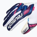 Reusch Attrakt RE:GRIP NC Junior gyermek kapuskesztyű kék/rózsaszín/fehér 4
