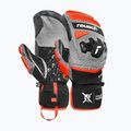 Síkesztyűk Reusch Worldcup Warrior GS Mitten black/silver/fluo red