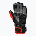 Gyerek síkesztyűk Reusch Worldcup Warrior GS black/silver/fluo red 3