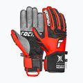 Férfi síkesztyű Reusch Ultra black/fluorescent red 2
