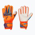 Reusch Attrakt Grip Junior shocking orange/blue gyermek kapuskesztyű